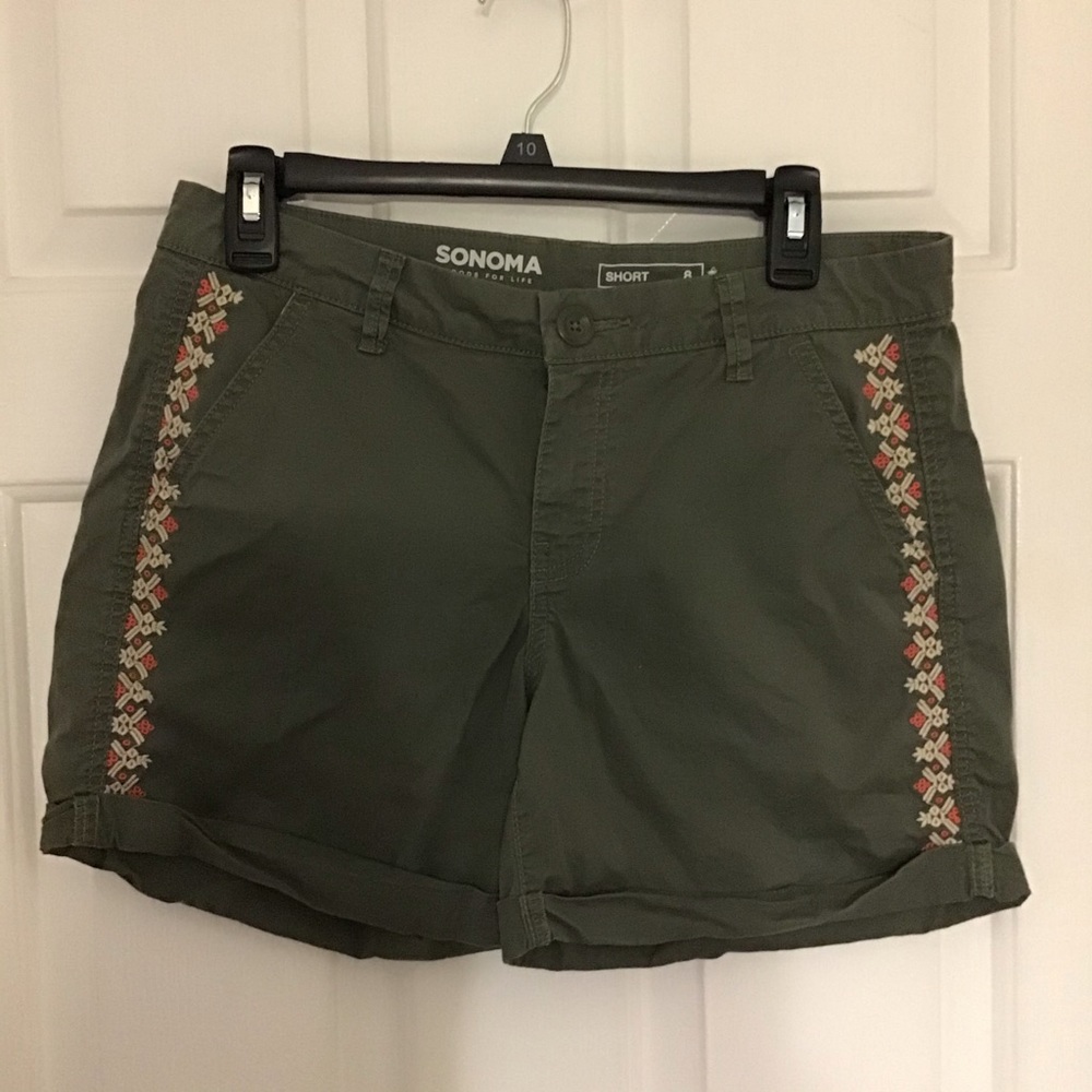 2 For $10 - Sonoma Olive Shorts